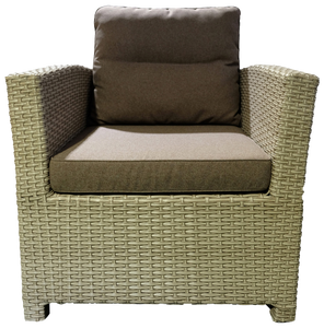 PRE-ORDER CAMBERWELL - Single Seater Outdoor Wicker Sofa - Furniture Star Direct