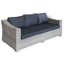 CANTERBURY - 3 Seat Luxury Outdoor Wicker Wide Armrest Sofa