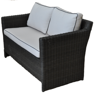 PRE-ORDER CARLTON - 6 Seater Outdoor Wicker Stylish Square Table Dining Set - Furniture Star Direct