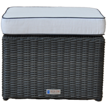 CARLTON - Outdoor Wicker Ottoman Footstool - Furniture Star Direct