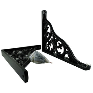 2x CLASSIC BAROQUE 1823 - Bookshelf brackets with hardware - Furniture Star Direct