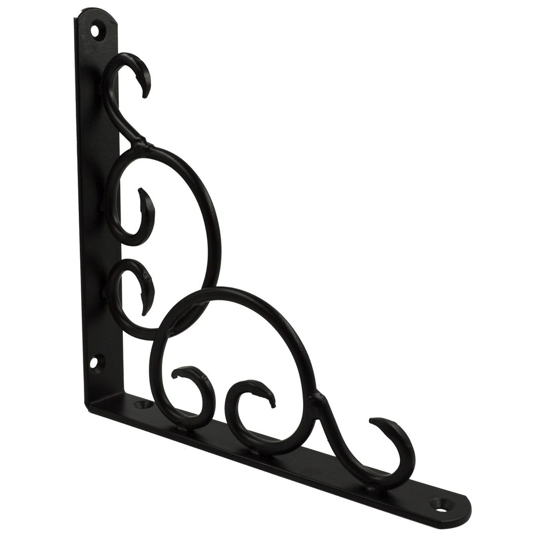 2x CURLY 230 - Wall Mounted Shelf Brackets with hardware - Furniture Star Direct