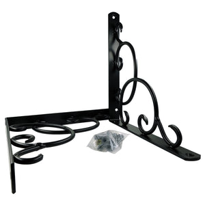 2x CURLY 190 - Wall Mounted Shelf Brackets with hardware - Furniture Star Direct