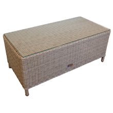PRE-ORDER MONT ALBERT - Elegant 4 Seater Wicker Rectangle Coffee Table Lounge Set - Furniture Star Direct