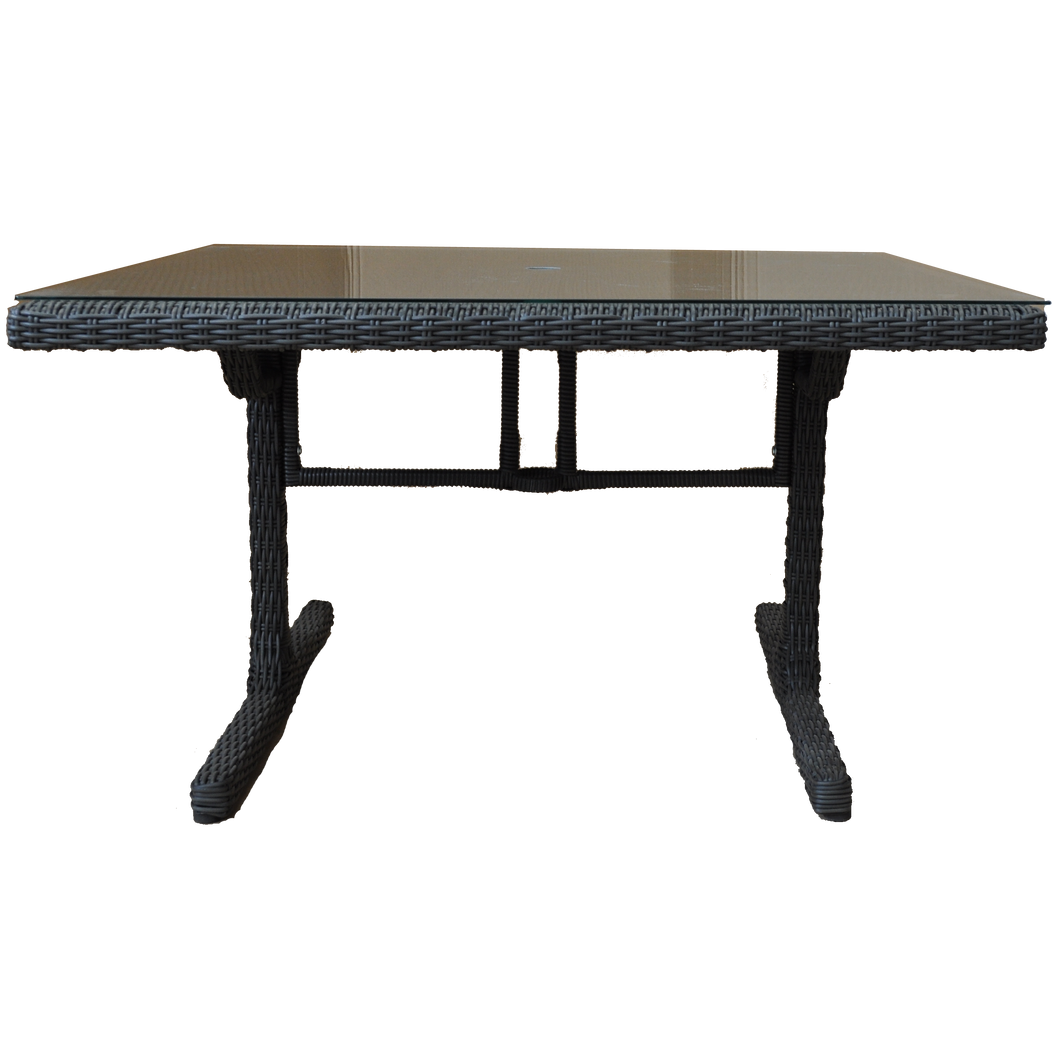 CARLTON - Outdoor Wicker Dining Square Table - Furniture Star Direct