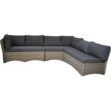 PRE-ORDER BRIGHTON - 8 Seater Outdoor Wicker Lounge with Ottomans - Furniture Star Direct