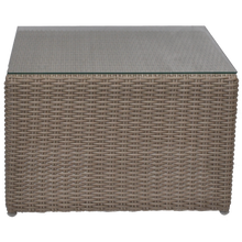 EPPING - Outdoor Wicker Square Coffee Table - Furniture Star Direct