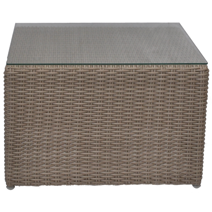 EPPING - Outdoor Wicker Square Coffee Table - Furniture Star Direct