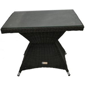 PRE-ORDER HAMPTON - Outdoor Wicker Square Dining Table - Furniture Star Direct