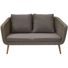 PRE-ORDER VERMONT - Glamorous 4 Seater Outdoor Timber Wicker Lounge Set - Furniture Star Direct