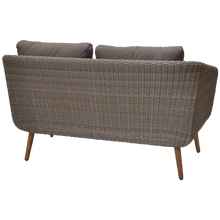 PRE-ORDER VERMONT - Glamorous 4 Seater Outdoor Timber Wicker Lounge Set - Furniture Star Direct