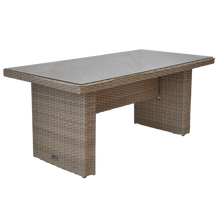 CAMBERWELL - Outdoor Synthetic Wicker Rectangle Dining Table - Furniture Star Direct