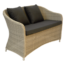 PRE-ORDER PRESTON - Lovely 4 Seater Balcony Patio Wicker Lounge Set - Furniture Star Direct
