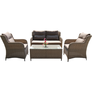 MONT ALBERT - Outdoor Wicker Double Seaters Sofa - Furniture Star Direct