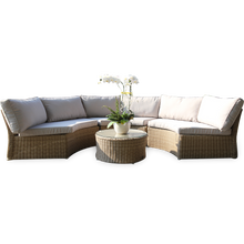 MALVERN - 6 Seater Outdoor Wicker Modular Lounge Sofa - Furniture Star Direct