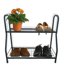 BAYSIDE - 2 Tiers Plant Stand Pot Planter Rack Garden Flower Display Shelf Storage - Furniture Star Direct