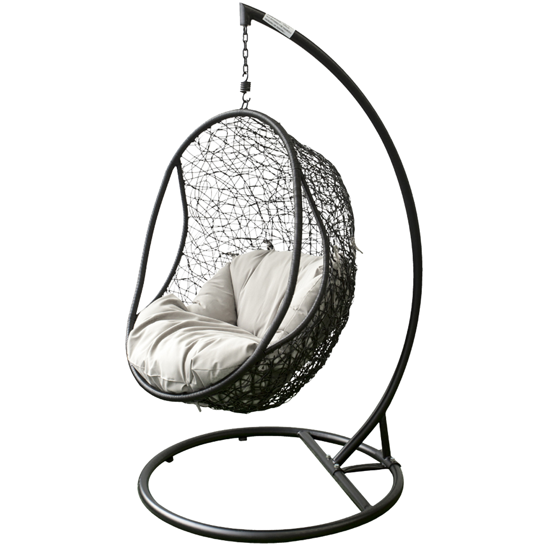 Black hanging egg chair cheap