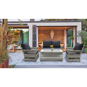 EAGLEMONT - Outdoor Wicker Single Seater Sofa - Furniture Star Direct