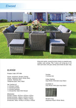 PRE-ORDER ELWOOD - Premium 8 Seater Outdoor Wicker Rectangle Table Dining Set - Furniture Star Direct