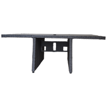 PRE-ORDER ELWOOD - Premium 8 Seater Outdoor Wicker Rectangle Table Dining Set - Furniture Star Direct