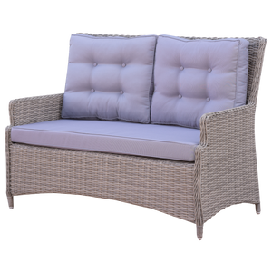 ESSENDON - Outdoor Wicker Double Seater Sofa - Furniture Star Direct