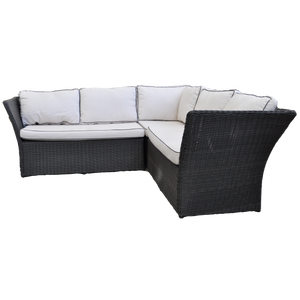 PRE-ORDER HAMPTON - Stylish Outdoor Wicker Square Table Dining Lounge Set - Furniture Star Direct