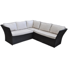 PRE-ORDER HAMPTON - Stylish Outdoor Wicker Square Table Dining Lounge Set - Furniture Star Direct