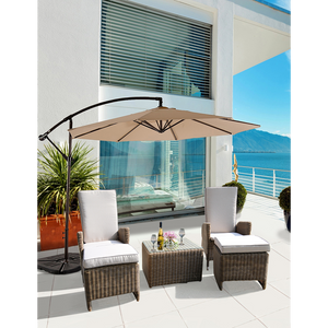 PRE-ORDER KEW - 5 Piece Outdoor Garden Recliner Chair Square Table Set - Furniture Star Direct