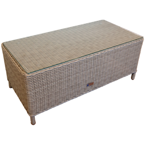 MONT ALBERT - Outdoor Wicker Rectangle Coffee Table - Furniture Star Direct