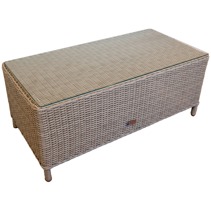 MONT ALBERT - Outdoor Wicker Rectangle Coffee Table - Furniture Star Direct