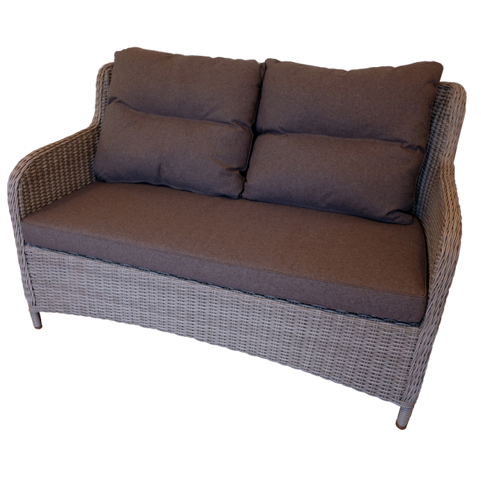MONT ALBERT - Outdoor Wicker Double Seaters Sofa - Furniture Star Direct