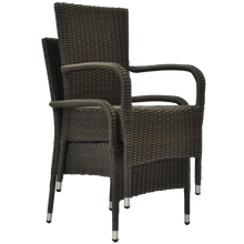 NIDDRIE - Outdoor Wicker Stacking Armchair - Furniture Star Direct