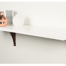 2x PRINCE COPPER 195 - Wall Mounted | Bookshelf Brackets with hardware - Furniture Star Direct