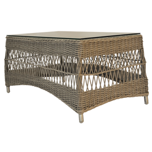 PRE-ORDER PRESTON - Lovely 4 Seater Balcony Patio Wicker Lounge Set - Furniture Star Direct
