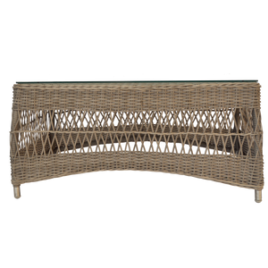 PRE-ORDER PRESTON - Lovely 4 Seater Balcony Patio Wicker Lounge Set - Furniture Star Direct
