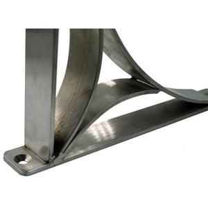 2x PRINCE BRUSHED 195 - Wall Mounted | Bookshelf Brackets with hardware - Furniture Star Direct