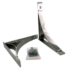 2x PRINCE BRUSHED 195 - Wall Mounted | Bookshelf Brackets with hardware - Furniture Star Direct