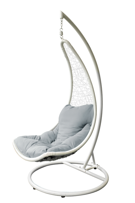 RINGWOOD - Crescent-shape Hanging Chair Swing - Furniture Star Direct