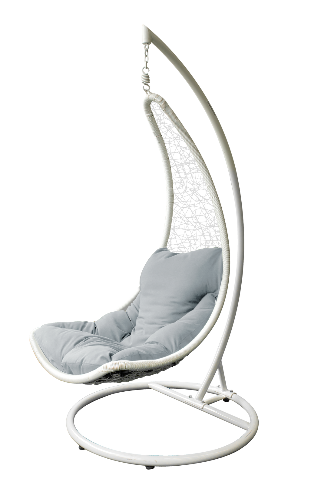 RINGWOOD - Crescent-shape Hanging Chair Swing - Furniture Star Direct