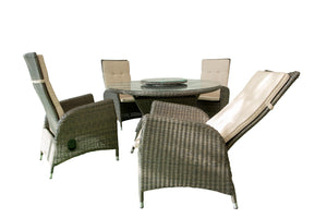 Outdoor Wicker Gas Spring Recliner Chair - Furniture Star Direct