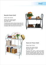 BAYSIDE - 2 Tiers Plant Stand Pot Planter Rack Garden Flower Display Shelf Storage - Furniture Star Direct