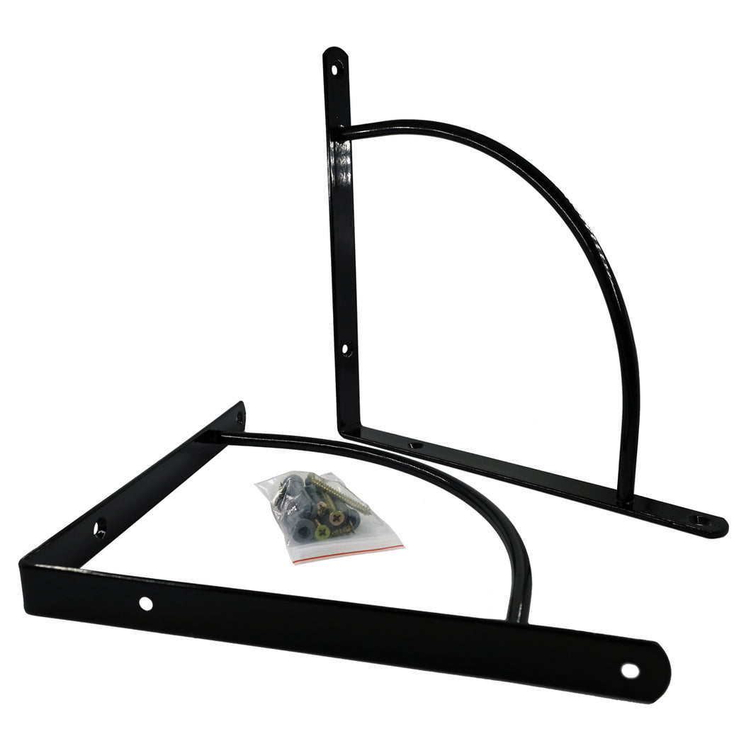 2x SWING 230 - Wall Mounted Shelf Brackets with hardware - Furniture Star Direct