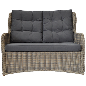 PRE-ORDER TOORAK - Outdoor Wicker Double Seater Sofa - Furniture Star Direct