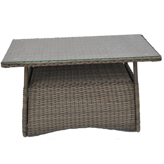 TOORAK - Outdoor Wicker Rectangle Coffee Table - Furniture Star Direct