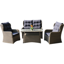 PRE-ORDER TOORAK - Outdoor Wicker Double Seater Sofa - Furniture Star Direct