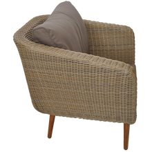 PRE-ORDER VERMONT - Glamorous 4 Seater Outdoor Timber Wicker Lounge Set - Furniture Star Direct