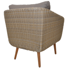 PRE-ORDER VERMONT - Glamorous 4 Seater Outdoor Timber Wicker Lounge Set - Furniture Star Direct