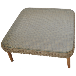 PRE-ORDER VERMONT - Glamorous 4 Seater Outdoor Timber Wicker Lounge Set - Furniture Star Direct