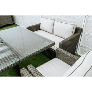 CARLTON - Outdoor Wicker Dining Square Table - Furniture Star Direct