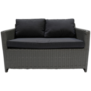 ELWOOD - Outdoor Wicker 2 Seater Sofa - Furniture Star Direct
